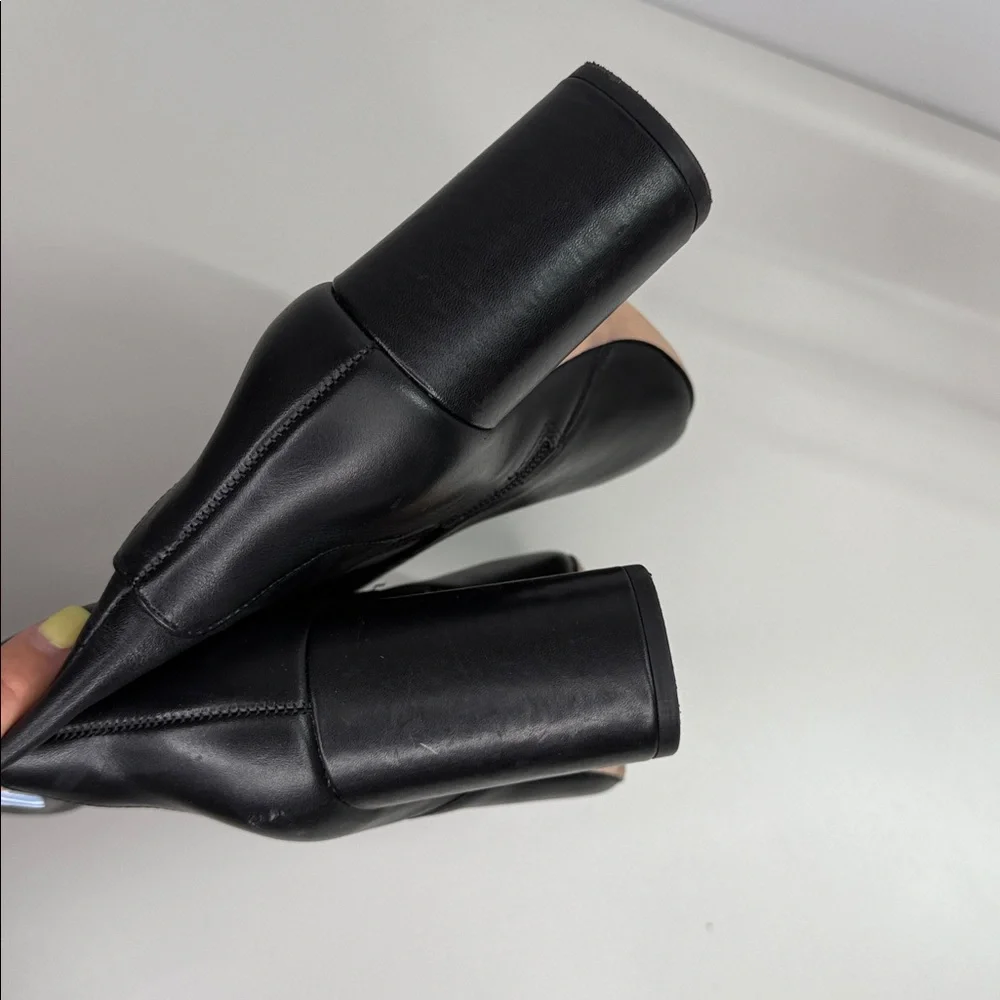 Antonio Melani Mckendra high heeled black riding boots calf boots black 6 - Picture 6 of 12